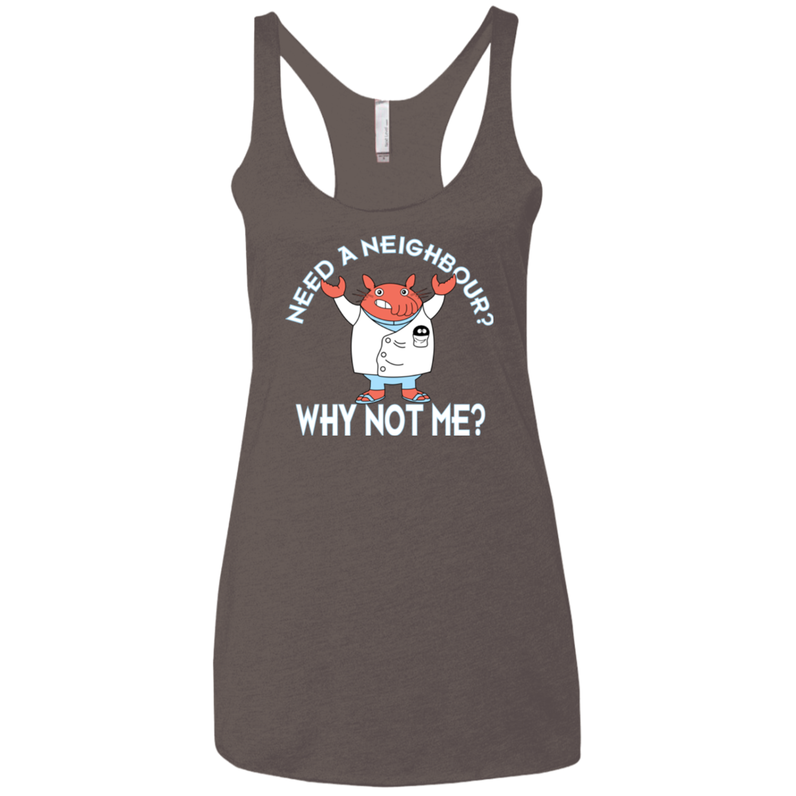 Why not me Women's Triblend Racerback Tank
