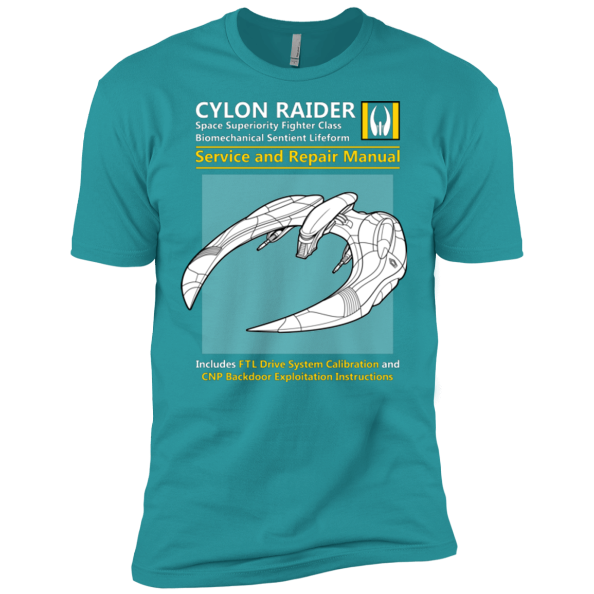 CYLON RAIDER SERVICE & REPAIR MANUAL Men's Premium T-Shirt