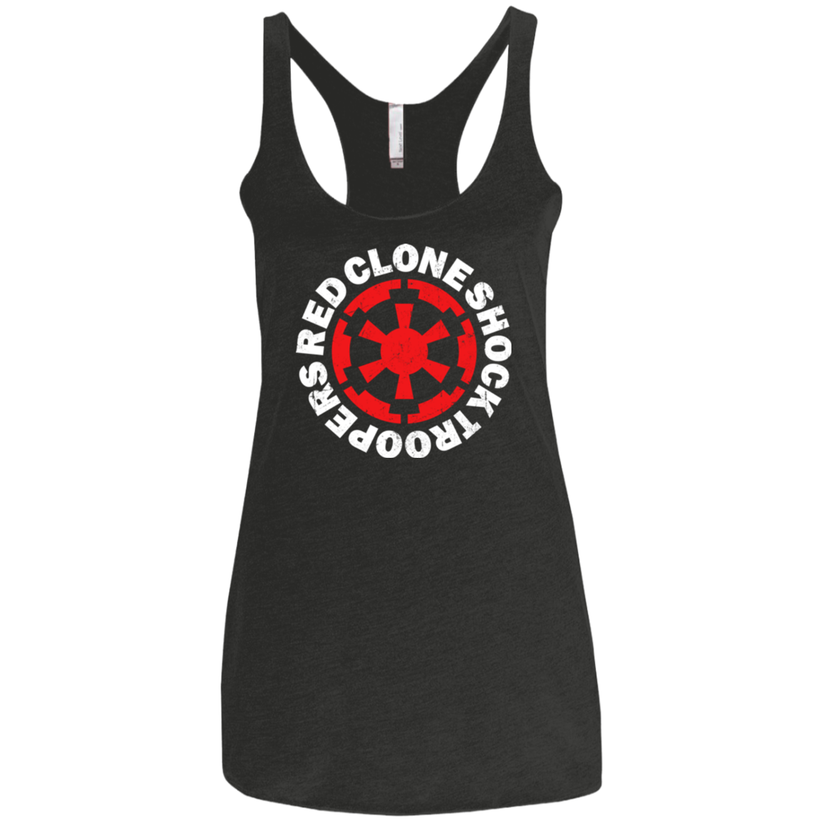 Red Clone Women's Triblend Racerback Tank
