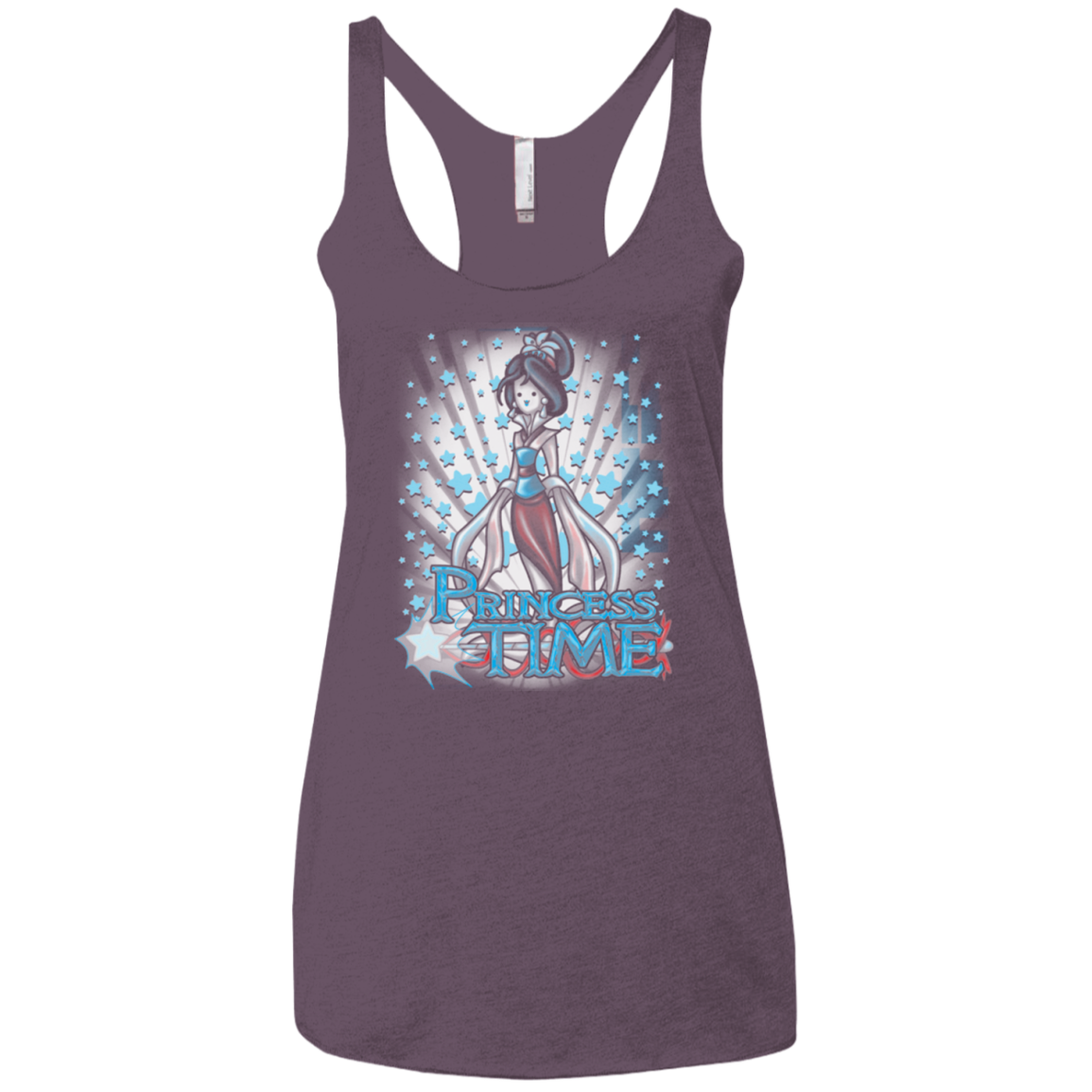 Princess Time Mulan Women's Triblend Racerback Tank