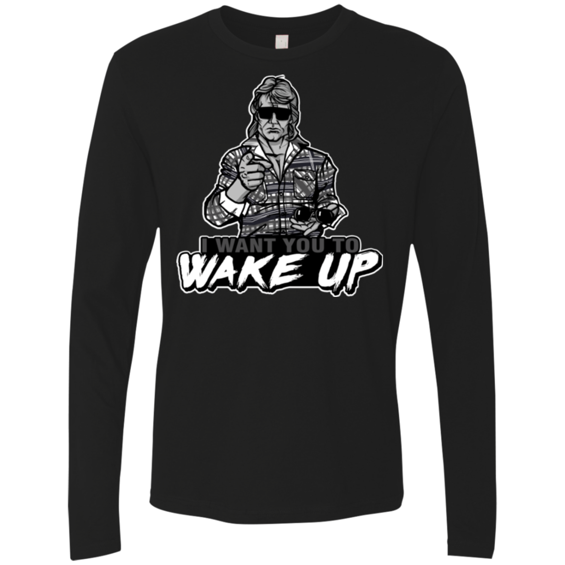 Wake Up Men's Premium Long Sleeve
