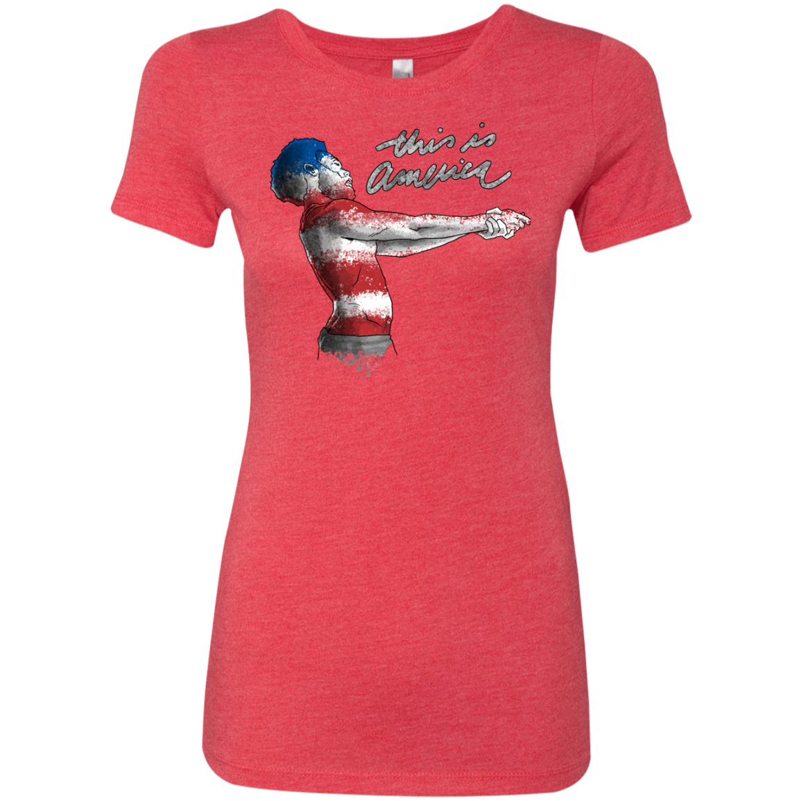 America Women's Triblend T-Shirt
