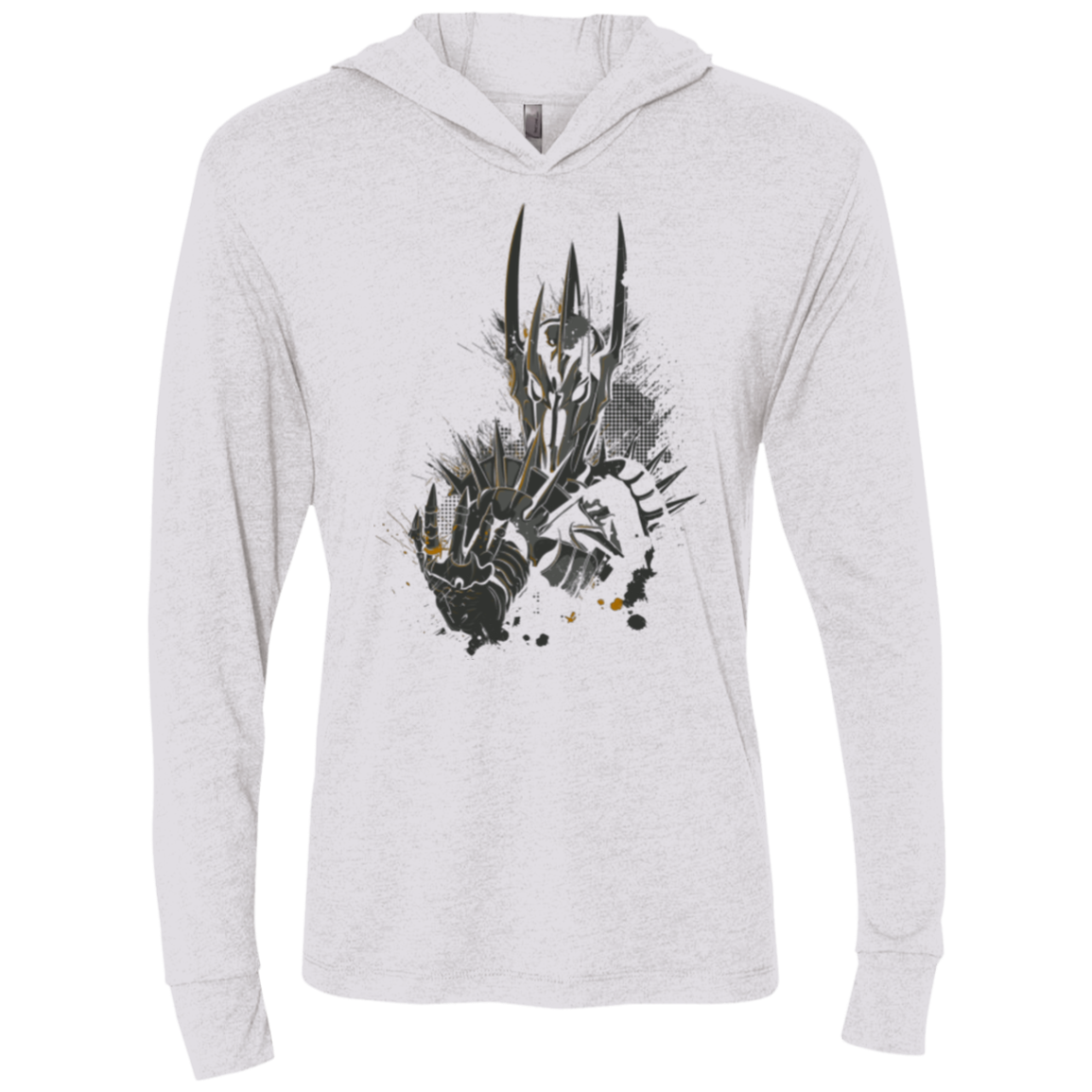 Darklord Triblend Long Sleeve Hoodie Tee