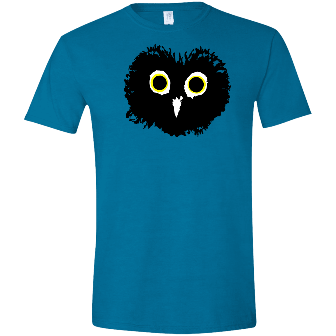 T-Shirts Antique Sapphire / S Heart Owls Men's Semi-Fitted Softstyle