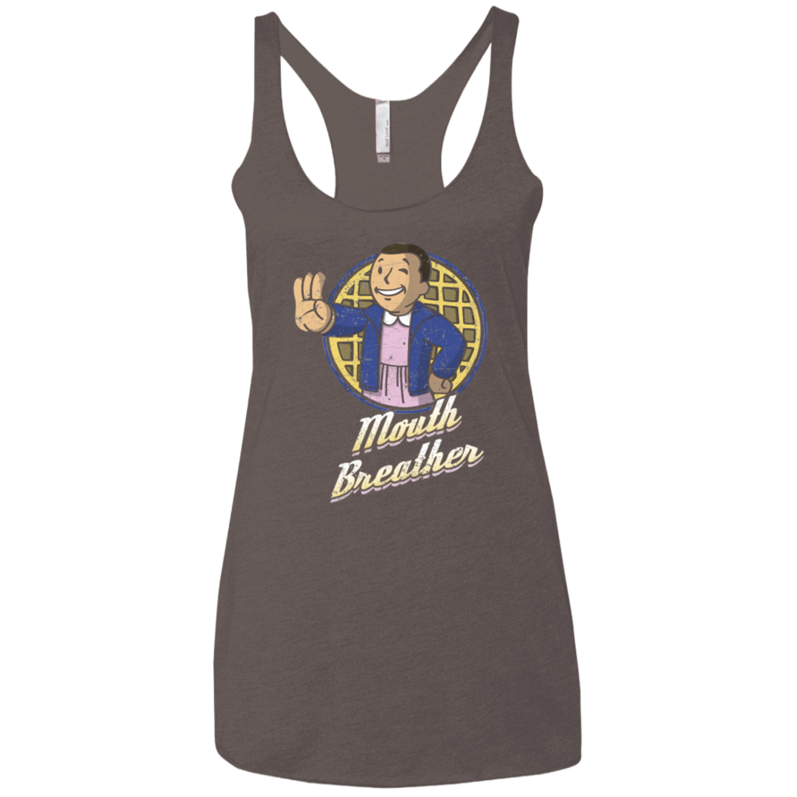 Mouth Breather Women's Triblend Racerback Tank