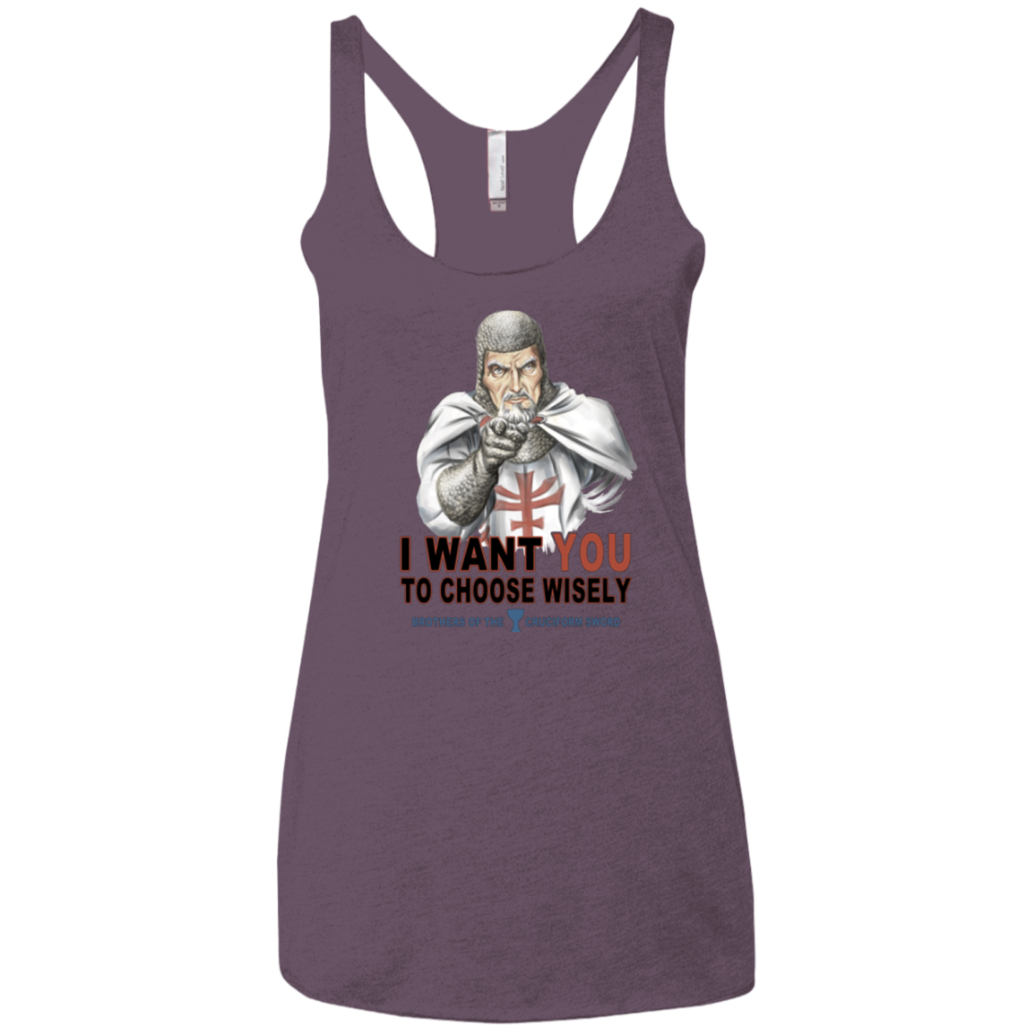 Choose Wisely Women's Triblend Racerback Tank