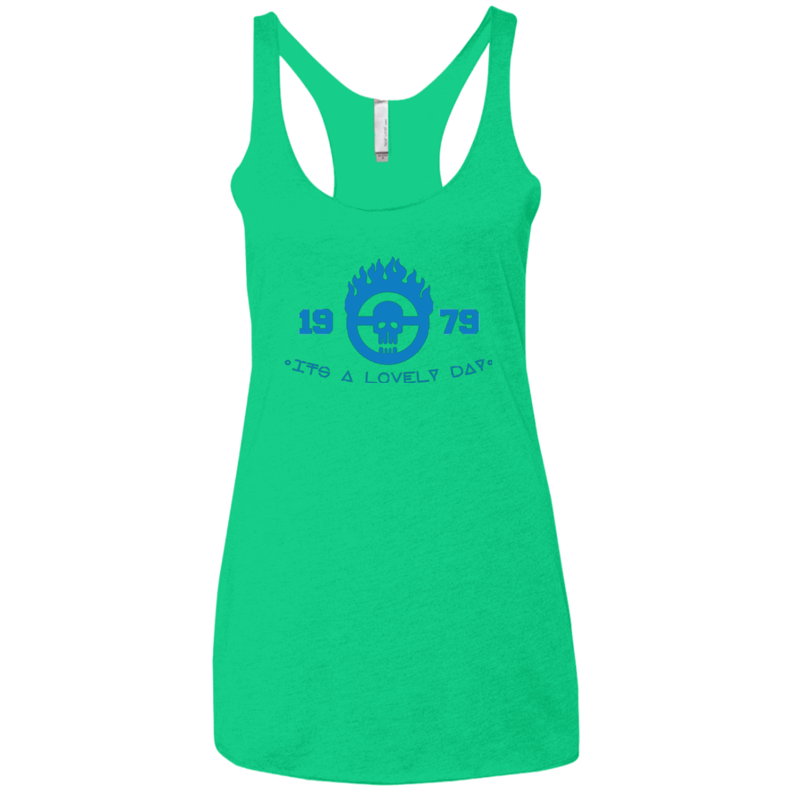 War Boy Lovely Day Women's Triblend Racerback Tank