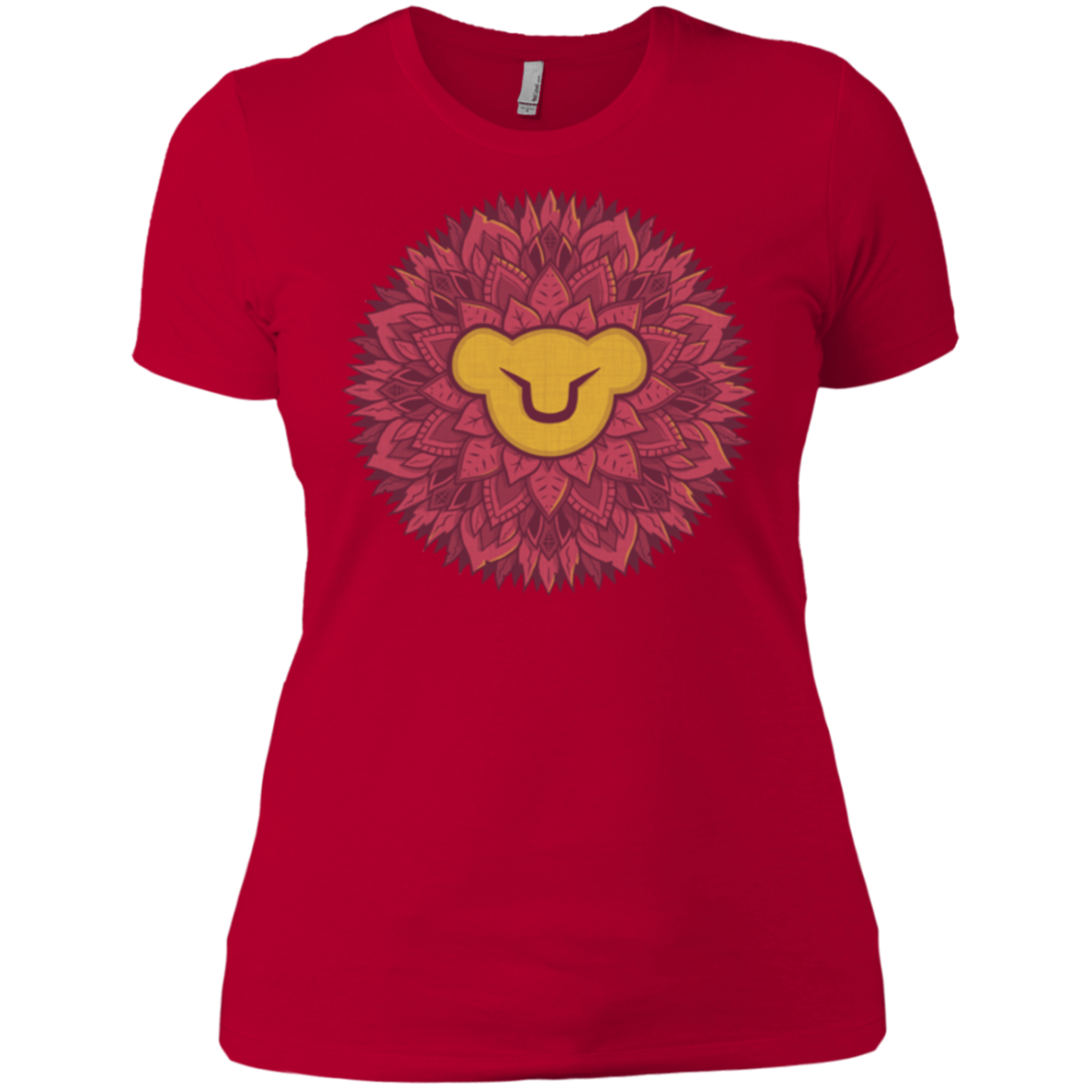 Leaf Mane Mandala Women's Premium T-Shirt