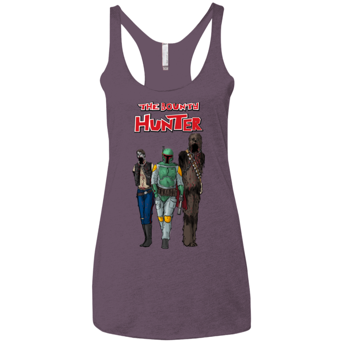 The Walking Bounty Hunter Women's Triblend Racerback Tank