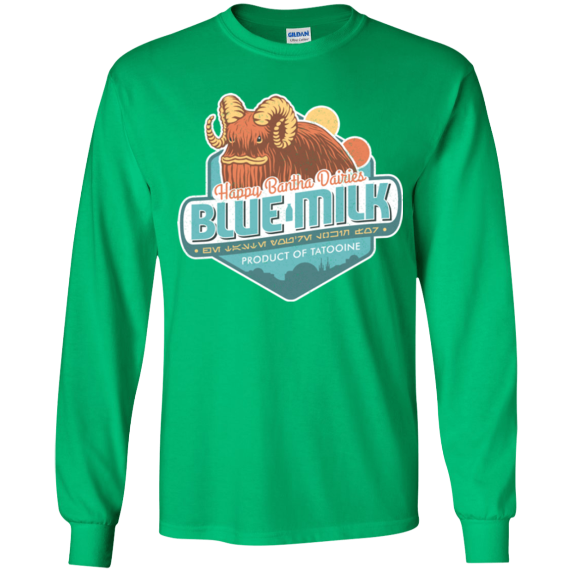 Blue Milk Youth Long Sleeve T-Shirt