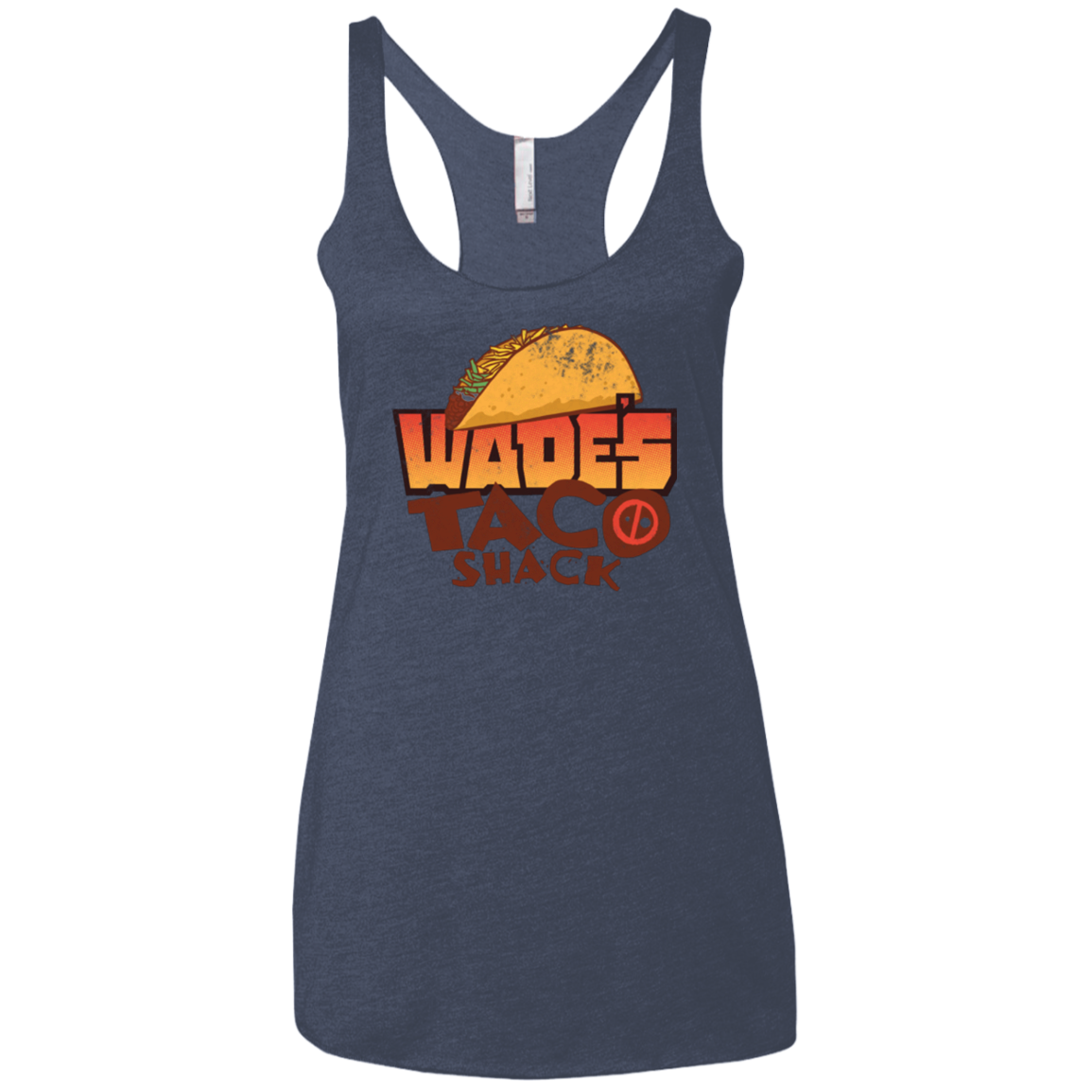Wade Tacos Women's Triblend Racerback Tank
