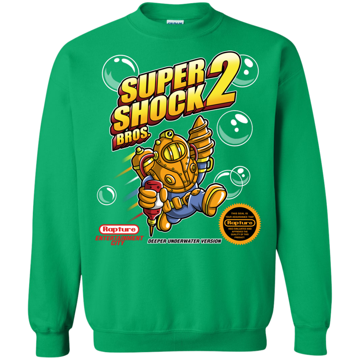 Super Shock Bros 2 Crewneck Sweatshirt