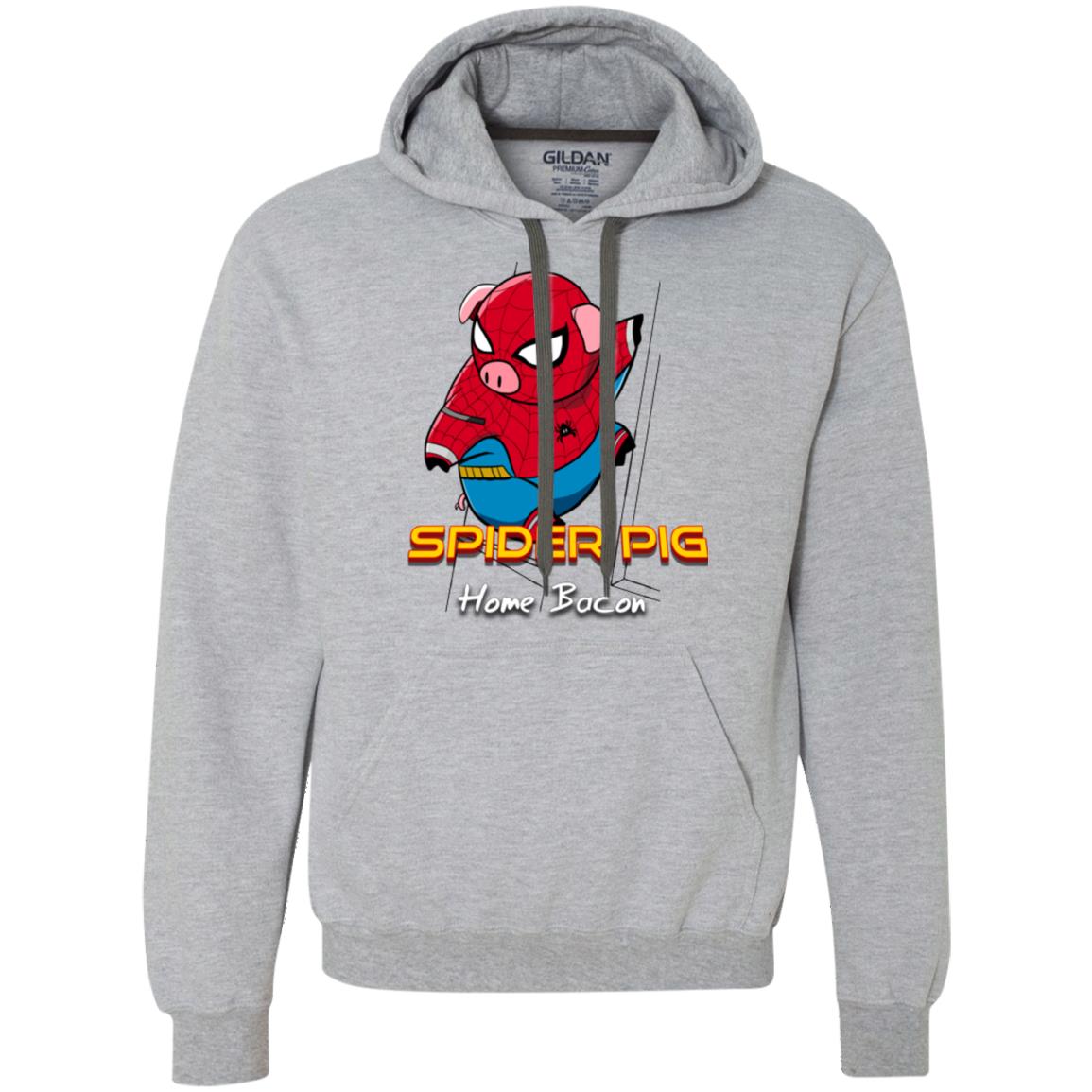 Spider Pig Build Line Premium Fleece Hoodie