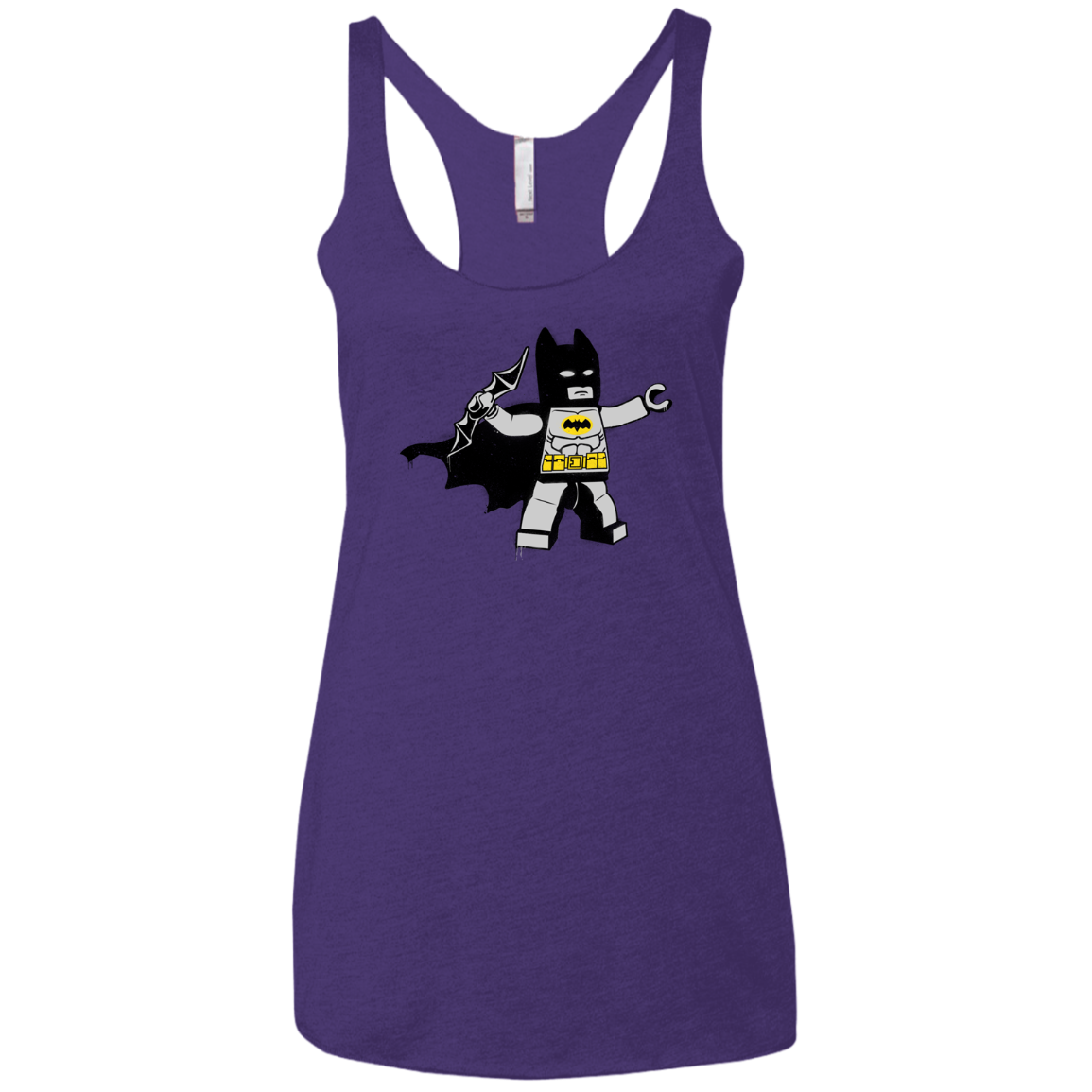 Batsy Lego Women's Triblend Racerback Tank