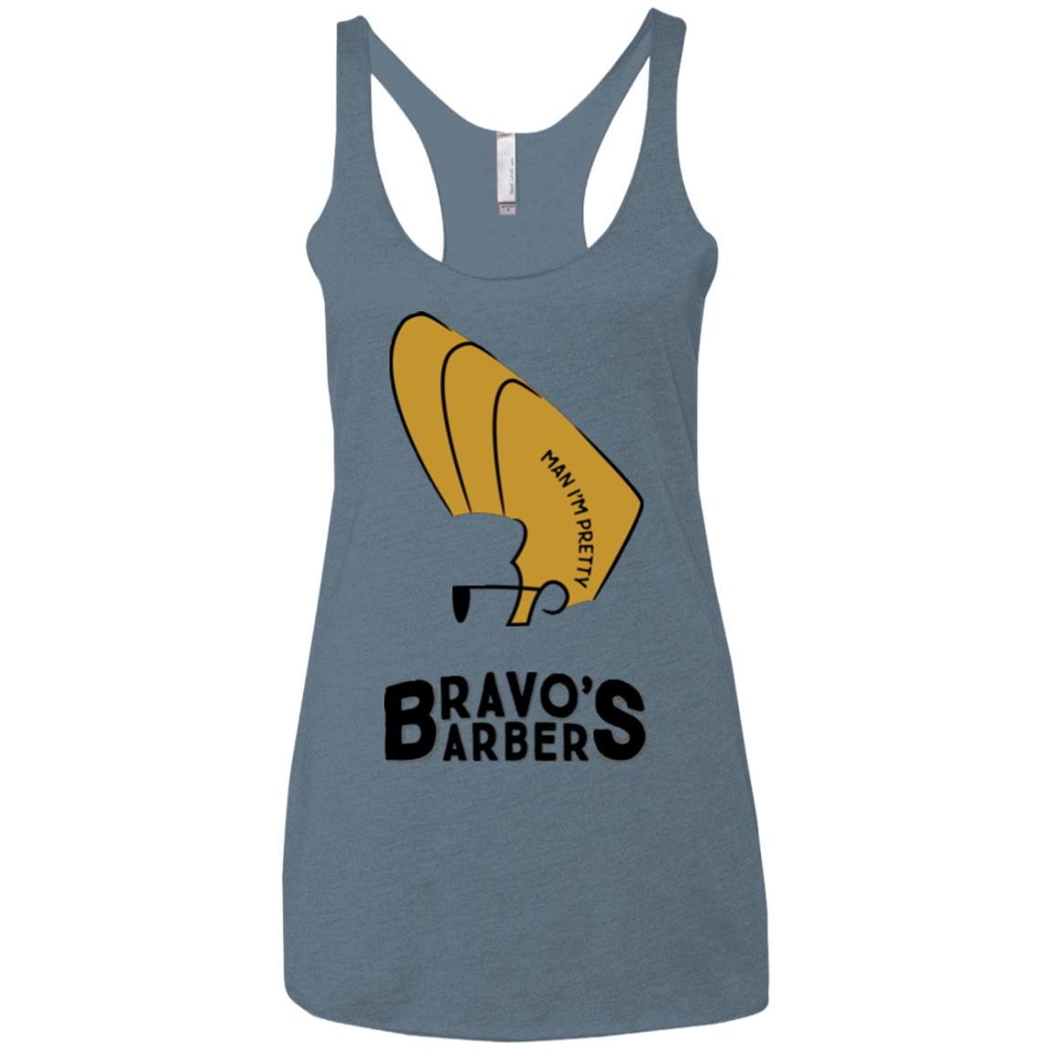 Bravos Barbers Women's Triblend Racerback Tank