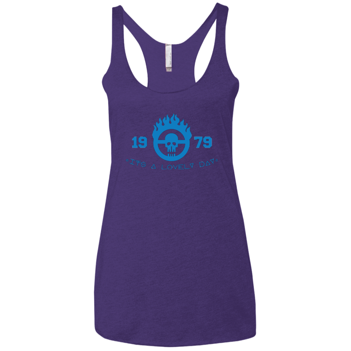 War Boy Lovely Day Women's Triblend Racerback Tank