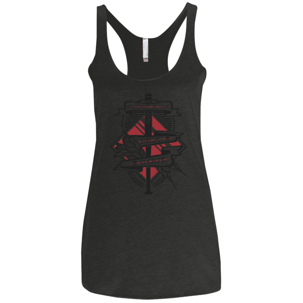 Negan & Lucille Women's Triblend Racerback Tank