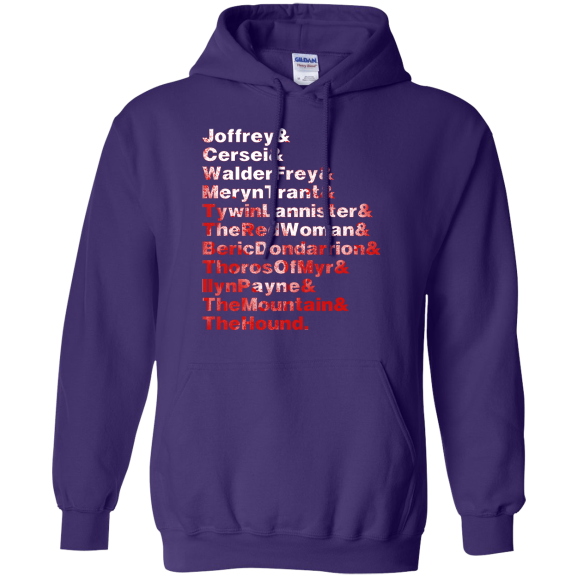 Aryas Kill List Pullover Hoodie