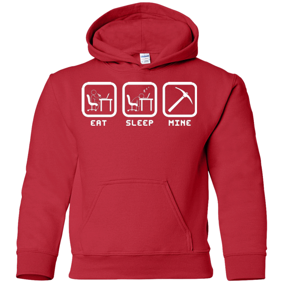 Eat Sleep Mine Youth Hoodie