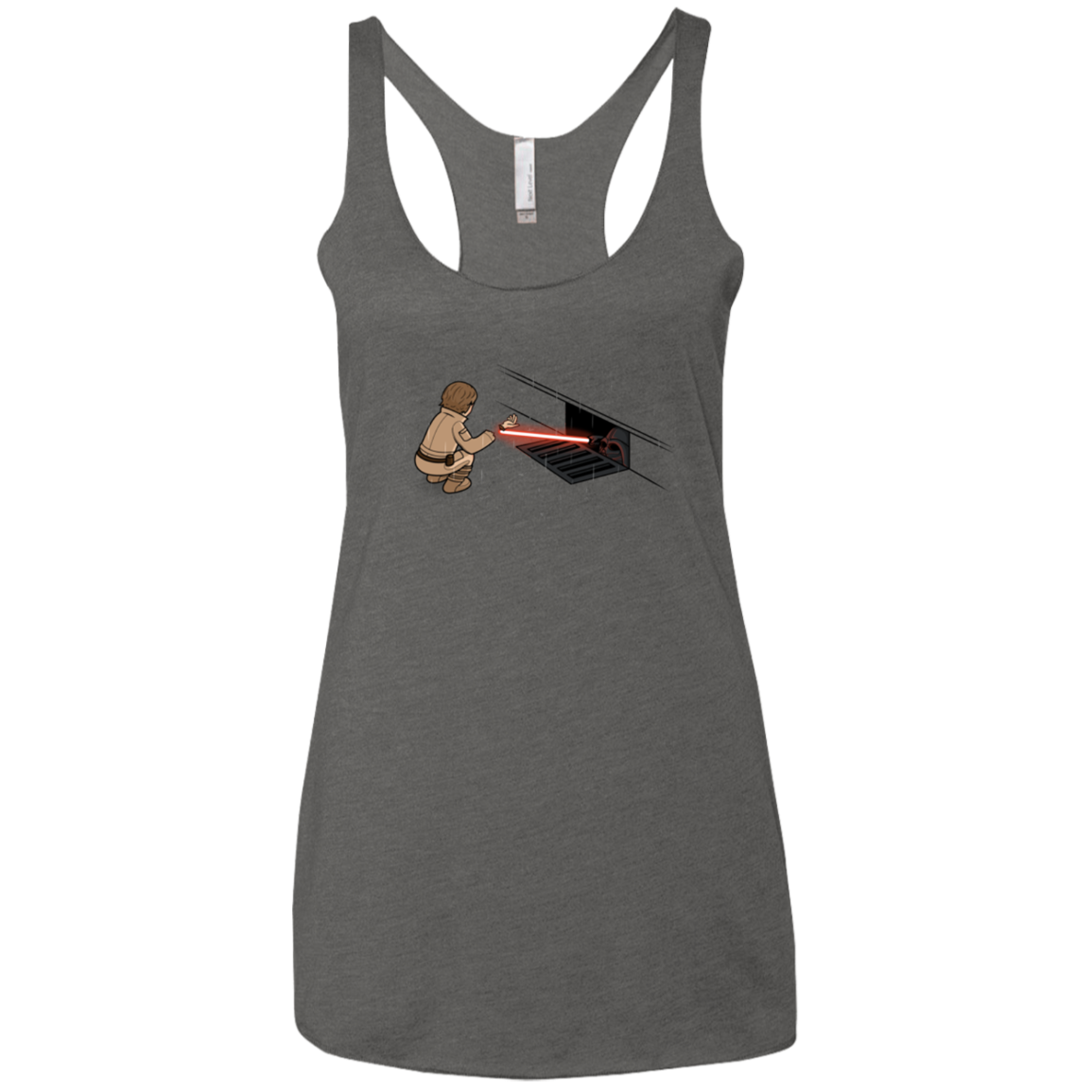 The Dark Sewer Women's Triblend Racerback Tank