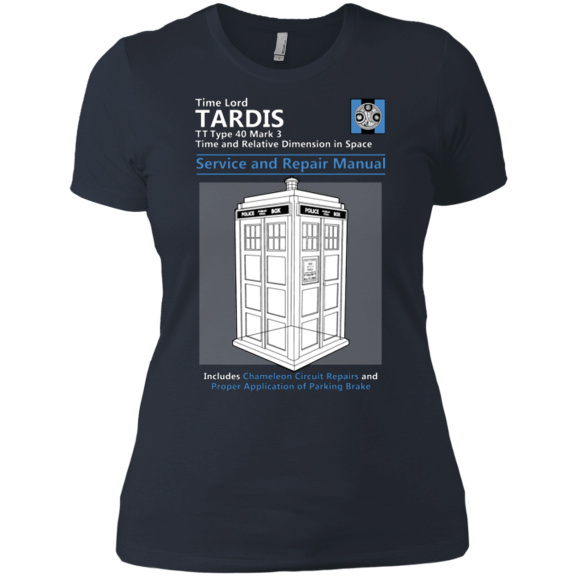 TARDIS SERVICE AND REPAIR MANUAL Women's Premium T-Shirt
