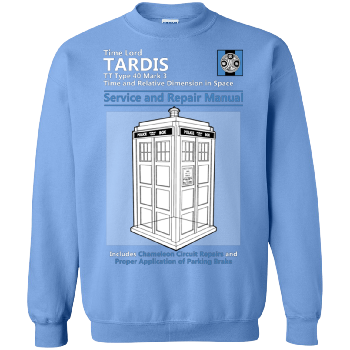 TARDIS SERVICE AND REPAIR MANUAL Crewneck Sweatshirt