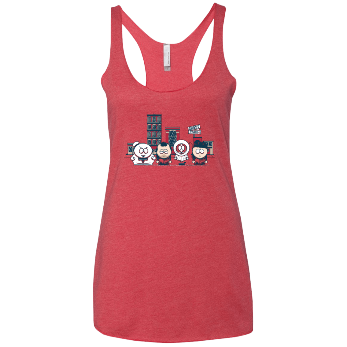 GHOST PARK Women's Triblend Racerback Tank