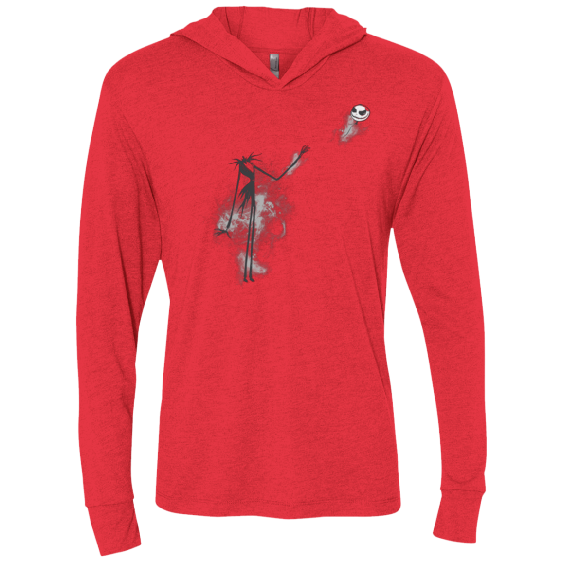 BANKSY NIGHTMARE Triblend Long Sleeve Hoodie Tee