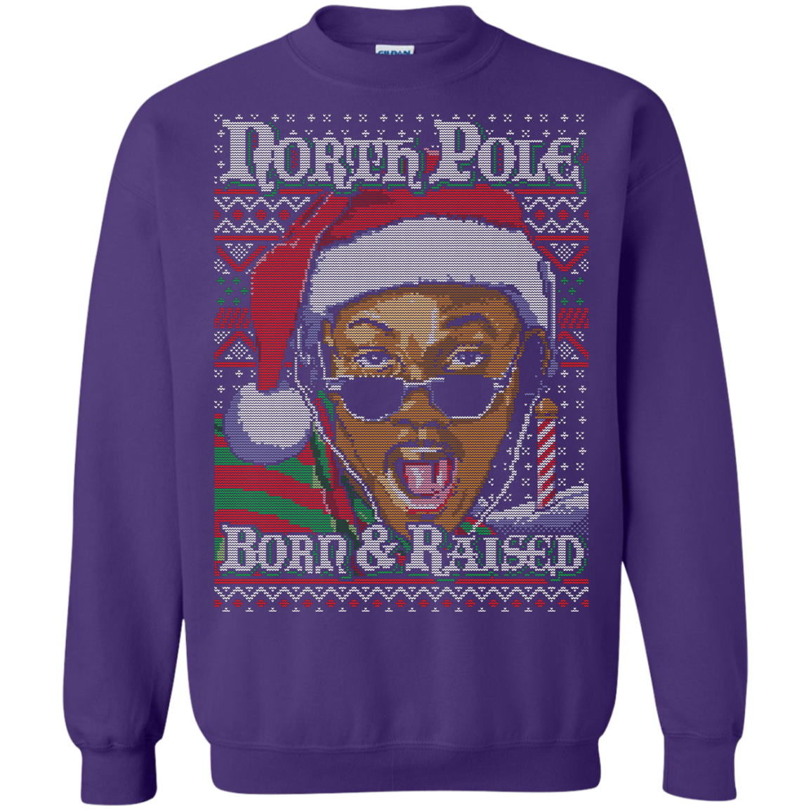 BORN AND RAISED Crewneck Sweatshirt