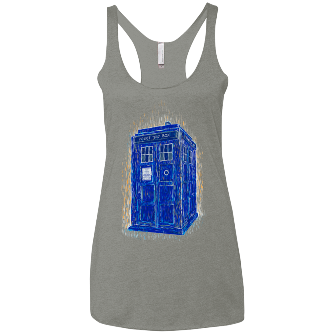 Woodcutardis Women's Triblend Racerback Tank