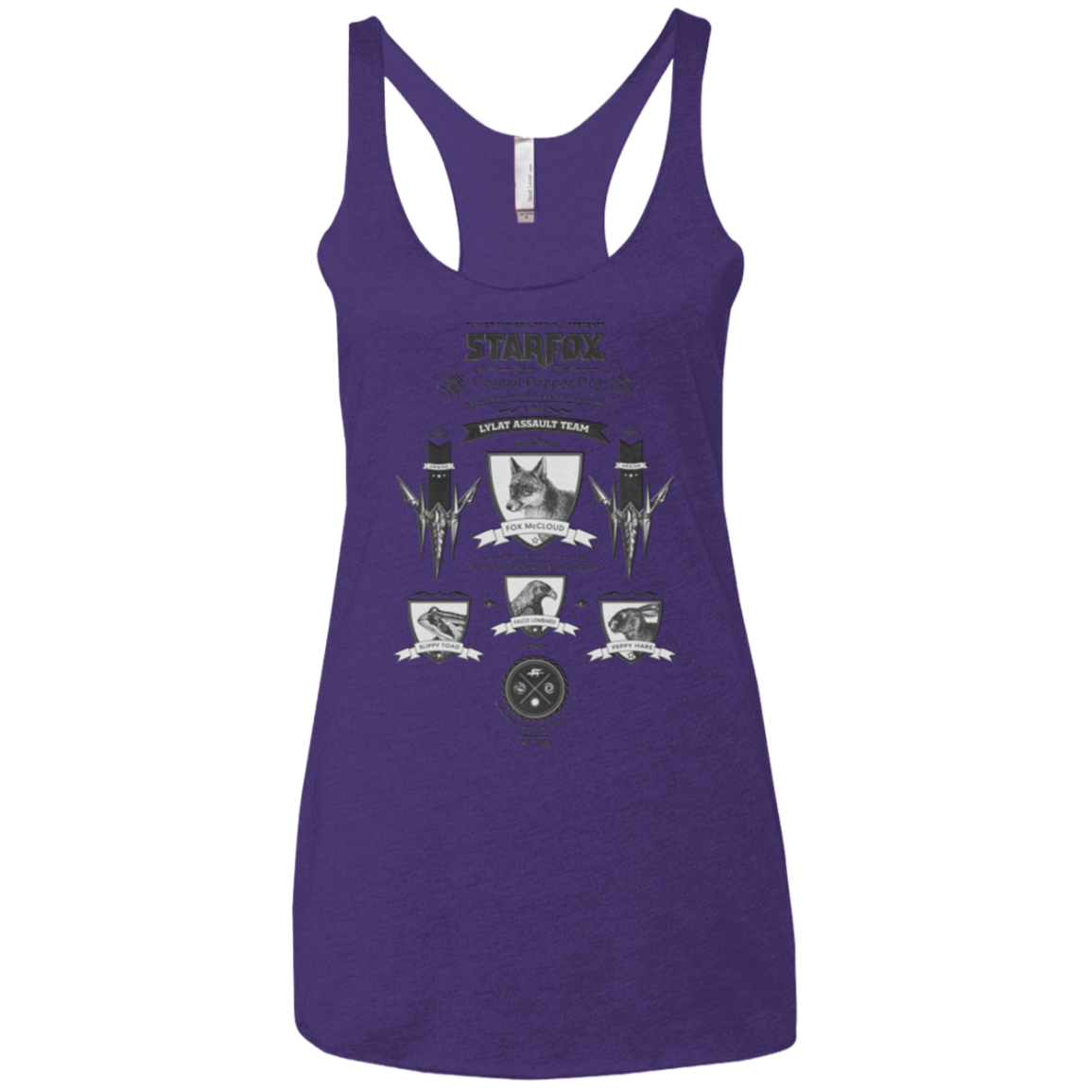 Star Fox Vintage Women's Triblend Racerback Tank