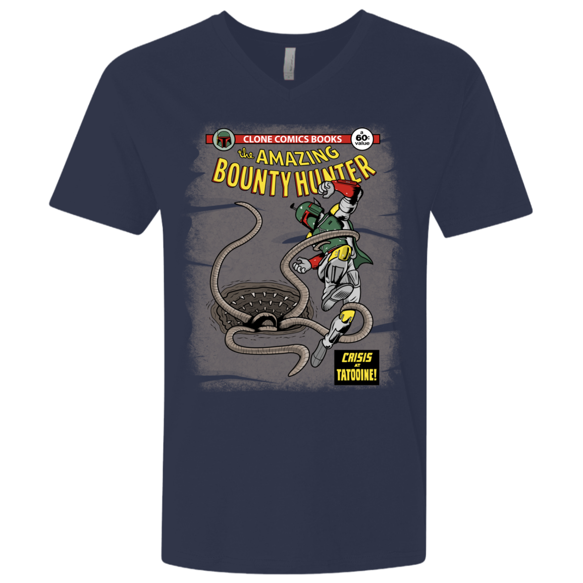 The Amazing Bounty Hunter Men's Premium V-Neck