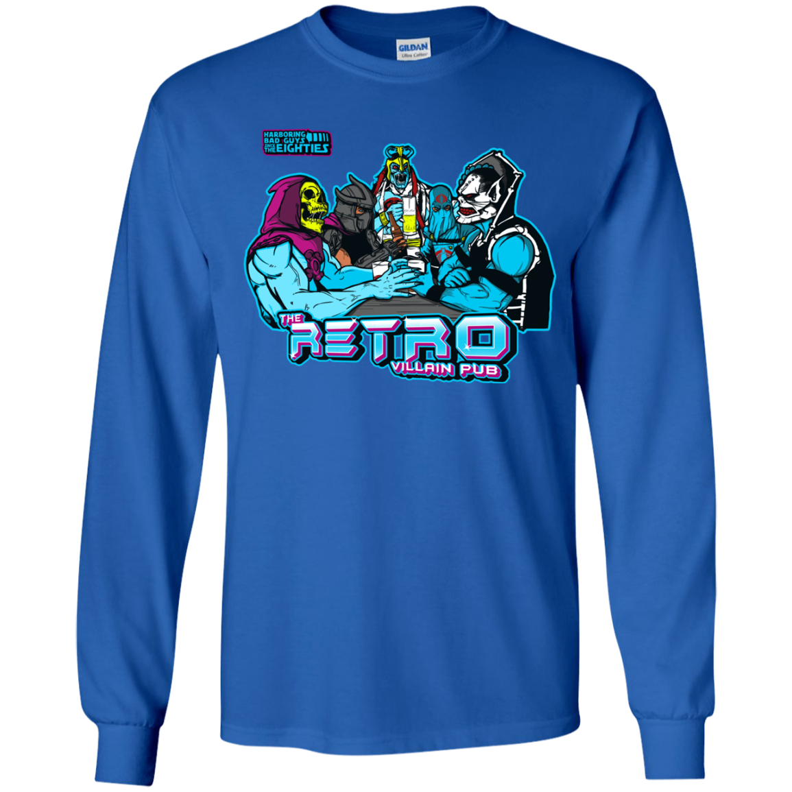 Retro Villain Pub Youth Long Sleeve T-Shirt