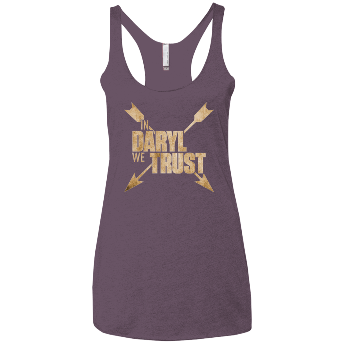 In Daryl We Trust Women's Triblend Racerback Tank