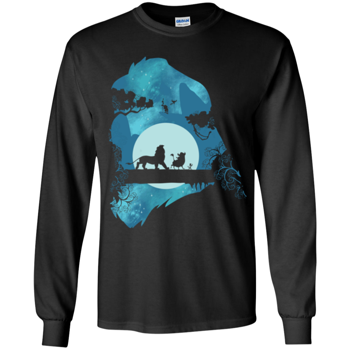 Lion Portrait Youth Long Sleeve T-Shirt