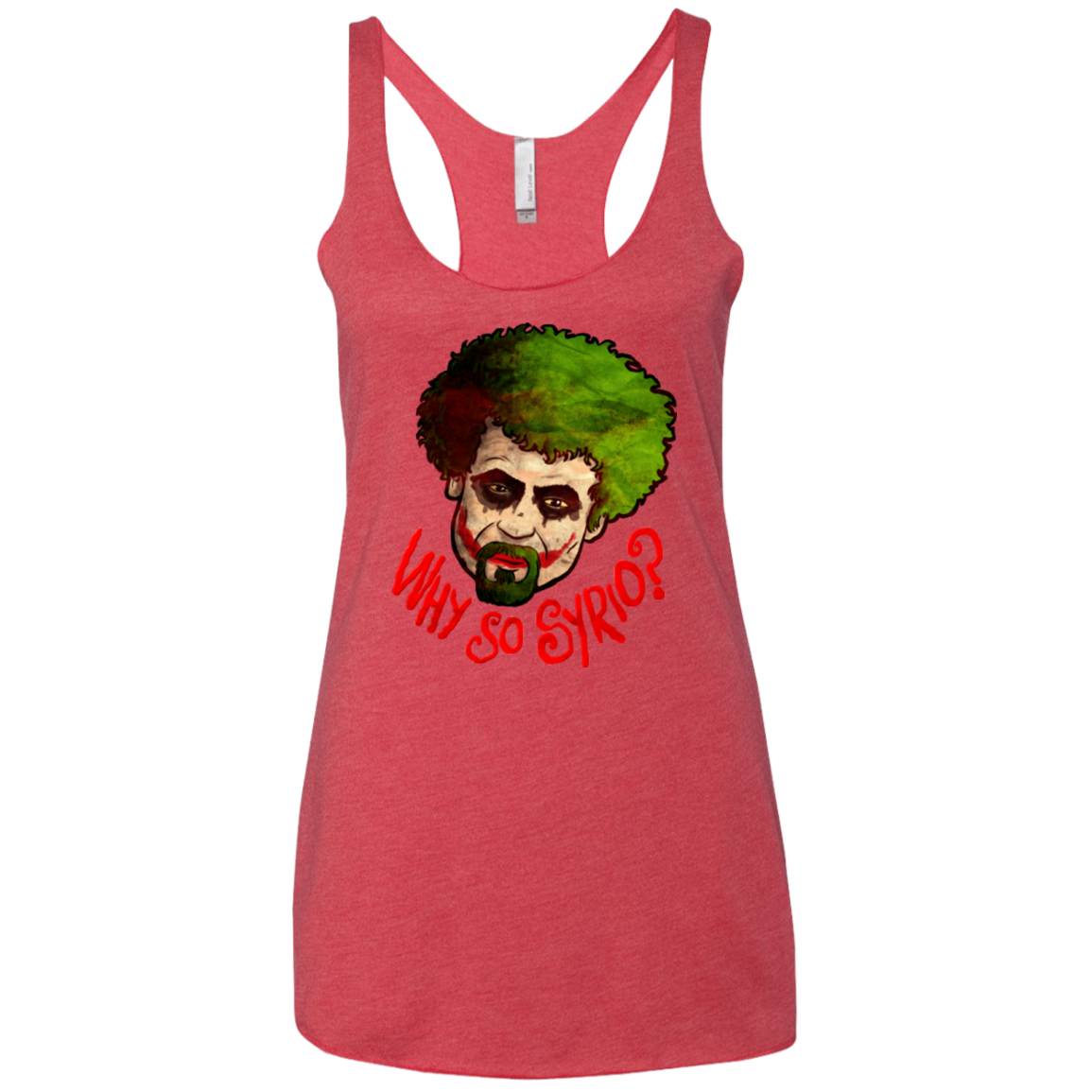 Why So Syrio Women's Triblend Racerback Tank