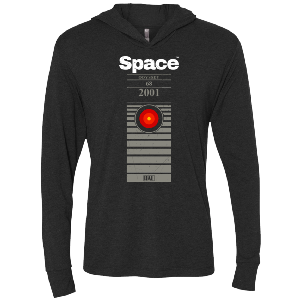 VHS 2001 Triblend Long Sleeve Hoodie Tee