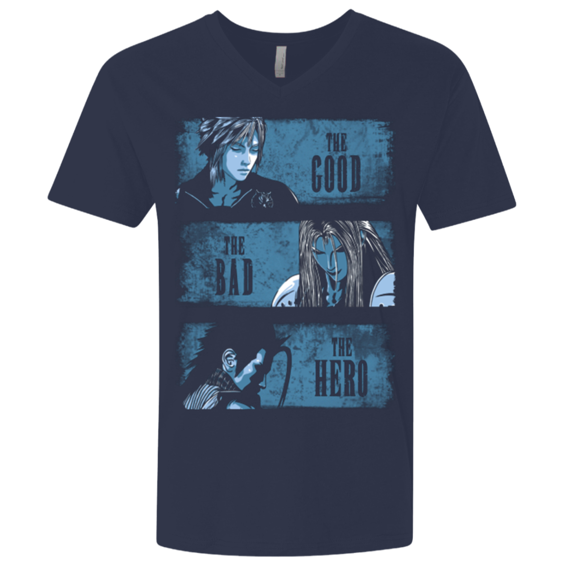 The Good the Bad and the Hero Men's Premium V-Neck