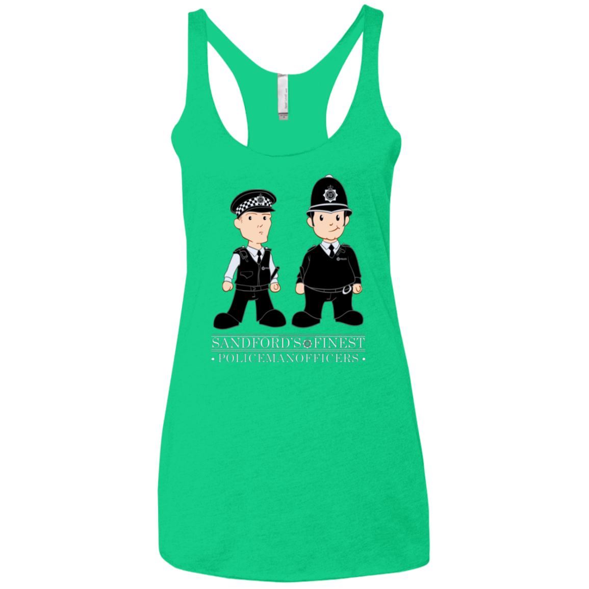 Hot Fuzz Women's Triblend Racerback Tank