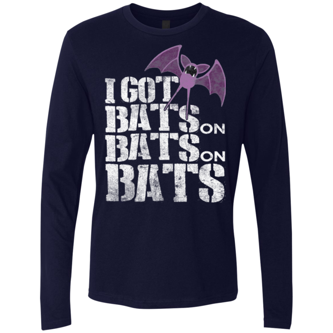 Bats on Bats on Bats Men's Premium Long Sleeve