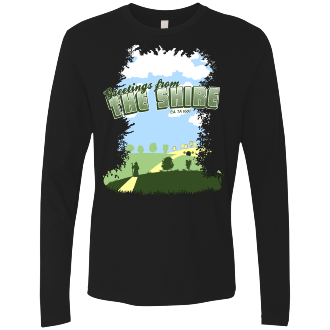 Greetings From Shire Men's Premium Long Sleeve