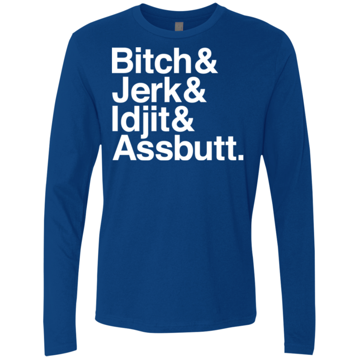 Team Free Will Helvetica Men's Premium Long Sleeve