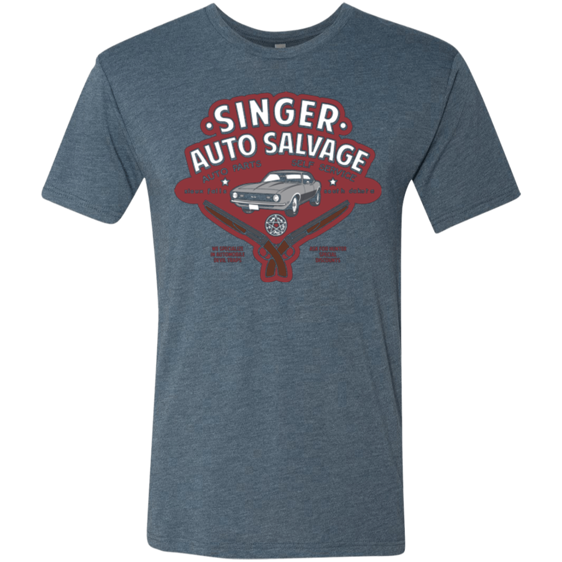 Singer Auto Salvage Men's Triblend T-Shirt