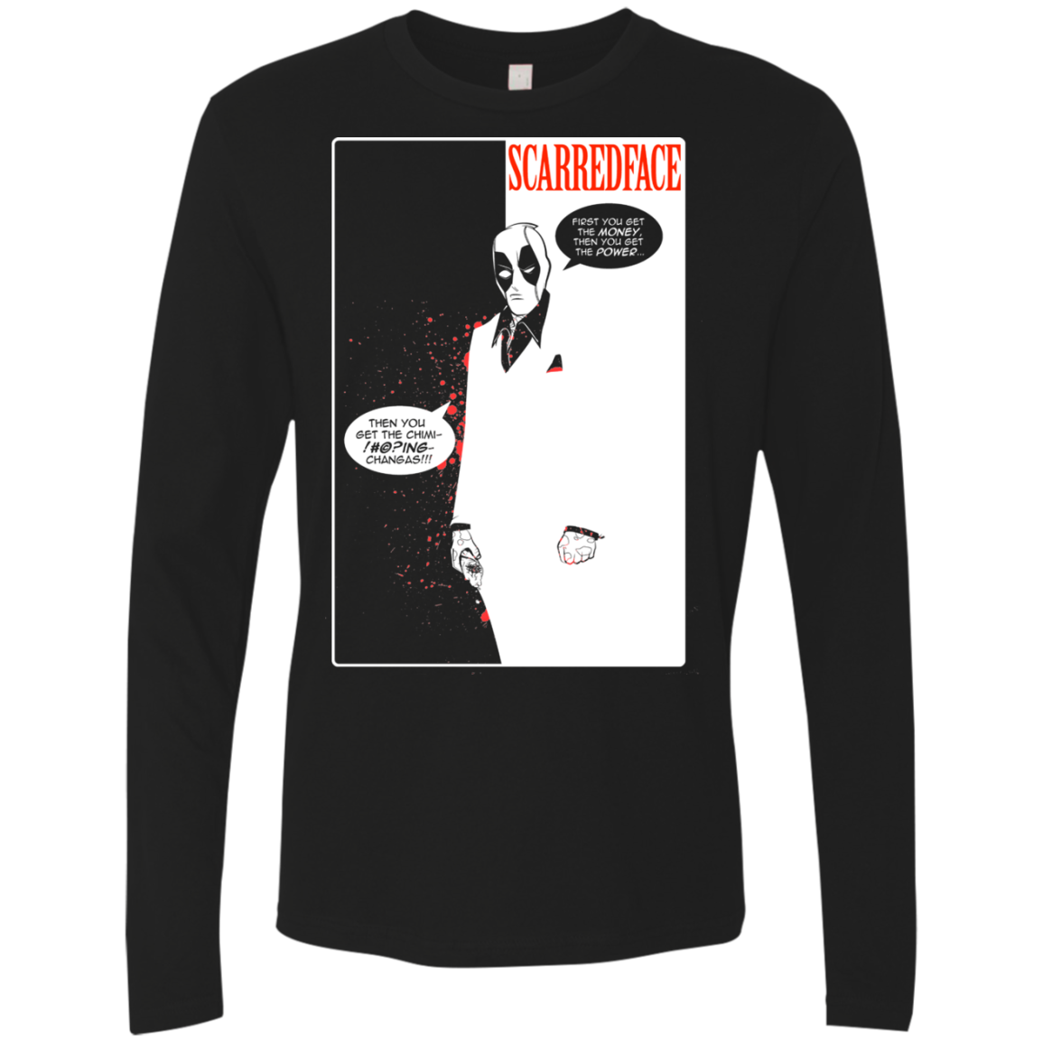 SCARREDFACE Men's Premium Long Sleeve