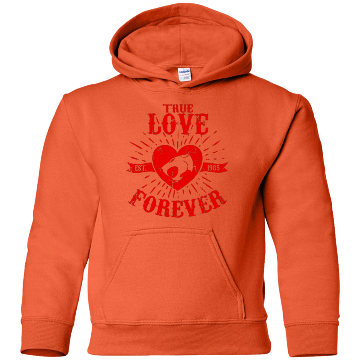 True Love Forever Thunder Youth Hoodie
