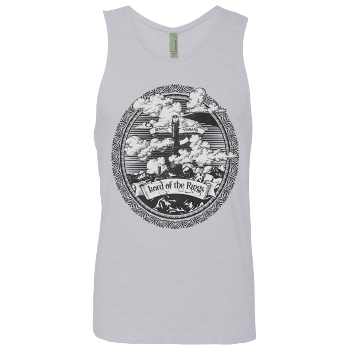 Vintage Mordor Tower Men's Premium Tank Top