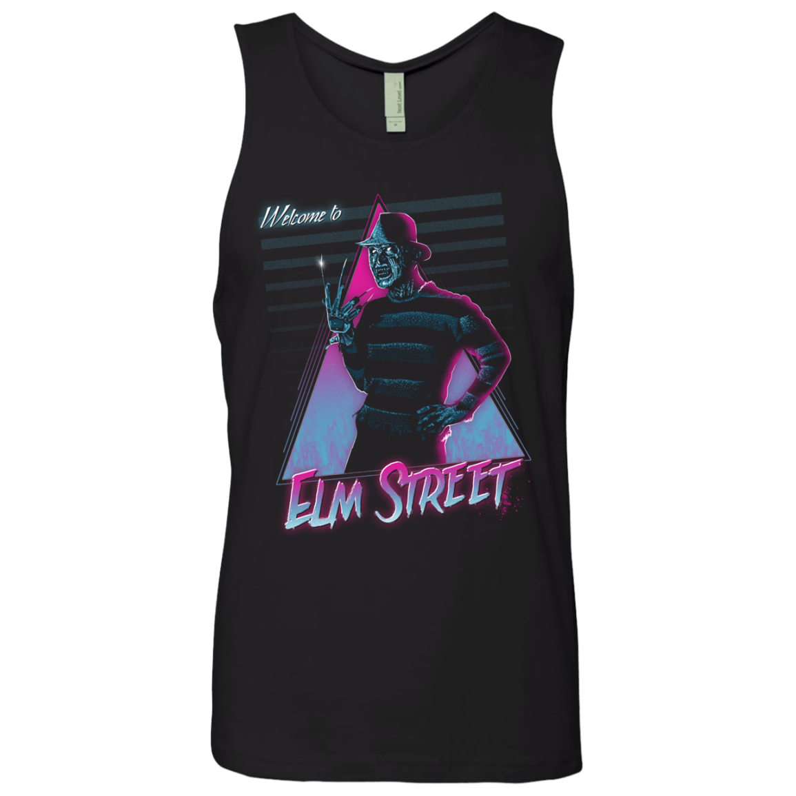 Welcome to Elm Street Men's Premium Tank Top