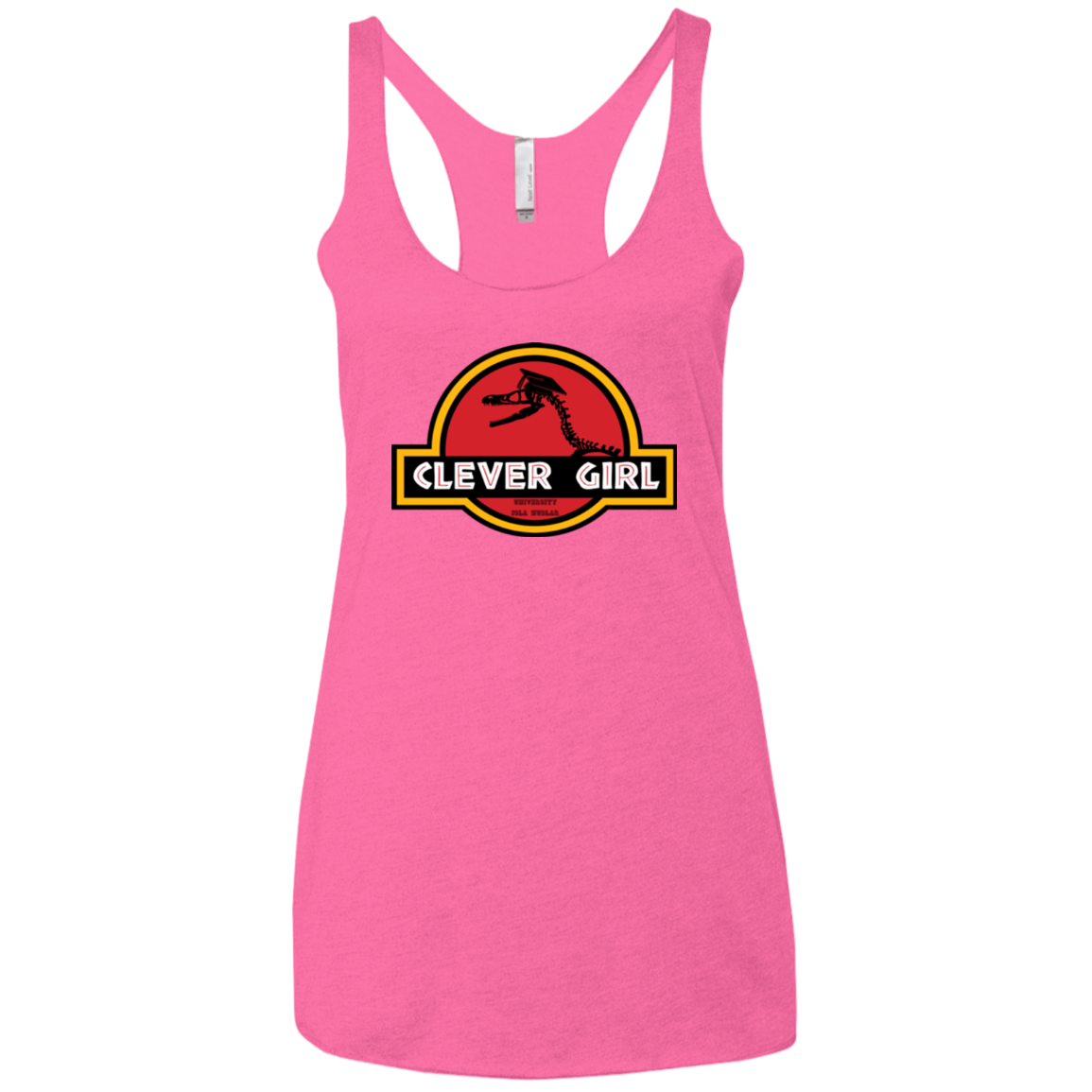 Clever Girl Women's Triblend Racerback Tank