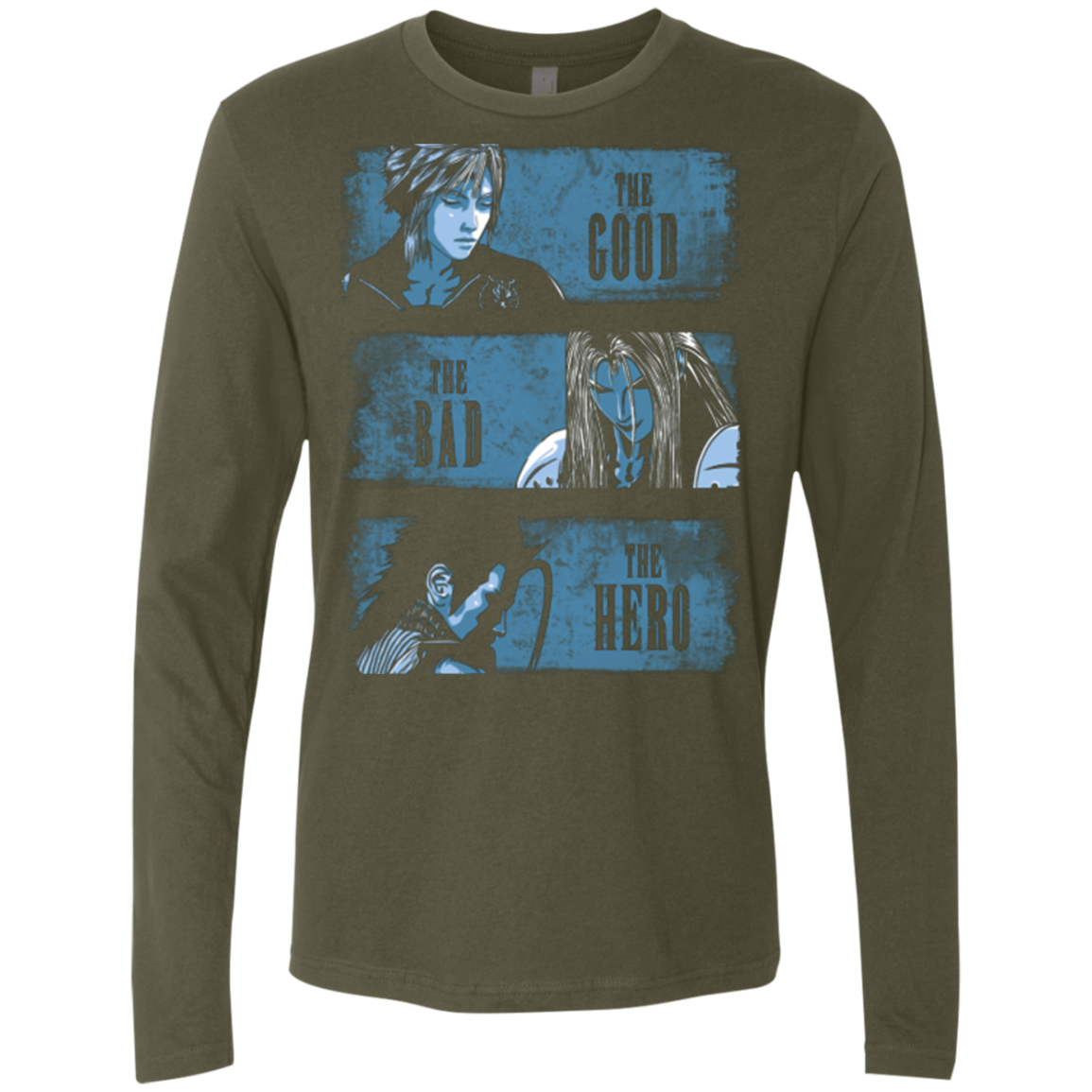 The Good the Bad and the Hero Men's Premium Long Sleeve