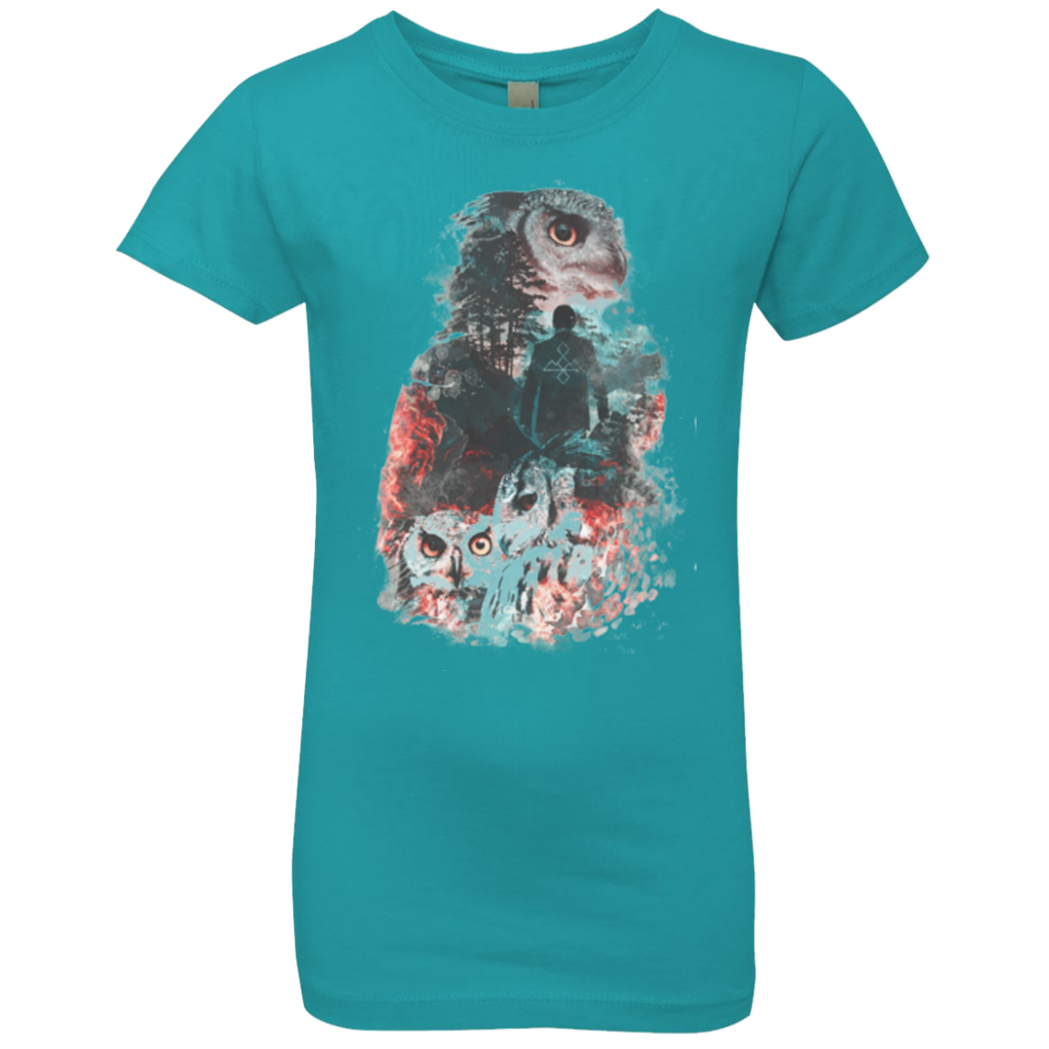 The Owls are Not What They Seem Girls Premium T-Shirt